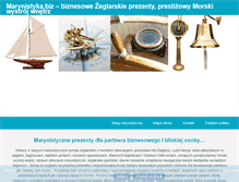 Tablet Screenshot of marynistyka.biz