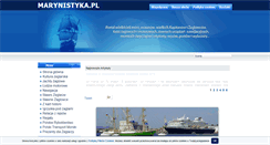 Desktop Screenshot of marynistyka.pl
